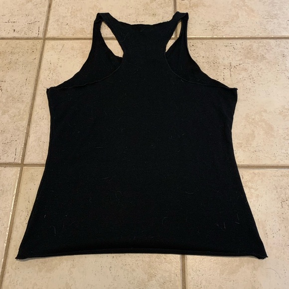 💙 "May Contain Alcohol" Graphic Black Racerback Tank Top - Size S - Picture 5 of 5